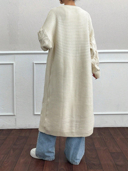 Premium 110 Cm Özel Desenli Kadın Triko Hırka TR241363