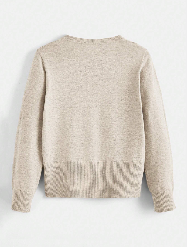 Kadın Özel Düğmeli Yumuşak Dokulu Triko Hırka UGD250707