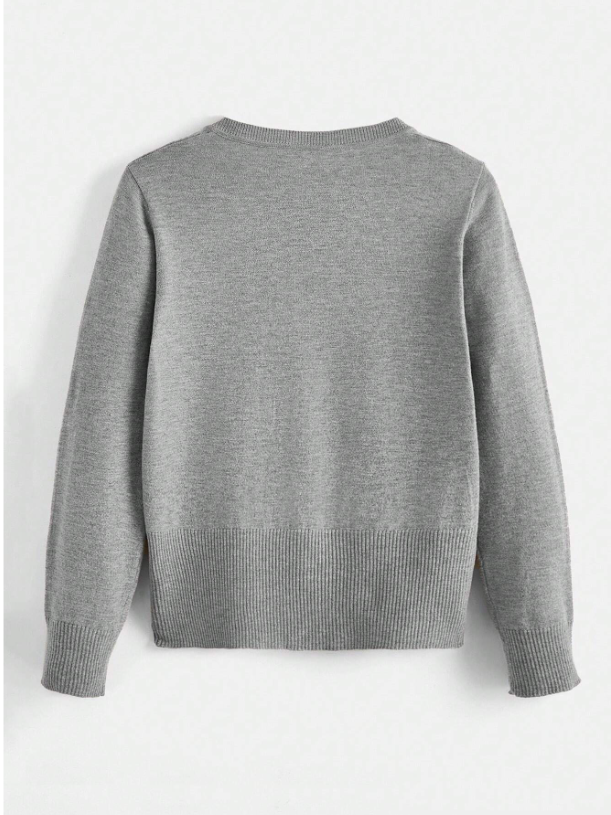 Kadın Özel Düğmeli Yumuşak Dokulu Triko Hırka UGD250707