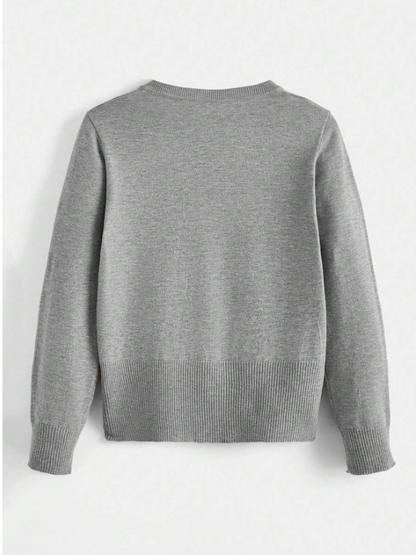 Kadın Özel Düğmeli Yumuşak Dokulu Triko Hırka UGD250707